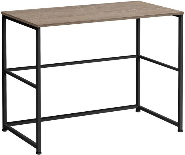 Monarch Specialties Inc. Black/Dark Taupe Computer Desk-0
