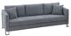 Armen Living Heritage Gray Sofa-1