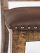 Jofran Inc. Cannon Valley Brown Slat Back Dining Side Chair-4