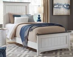 Liberty Furniture Allyson Park Wirebrushed White Full Panel Bed