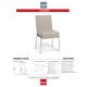 Korson Furniture Corry Dove Gray/Chrome Side Chair-2