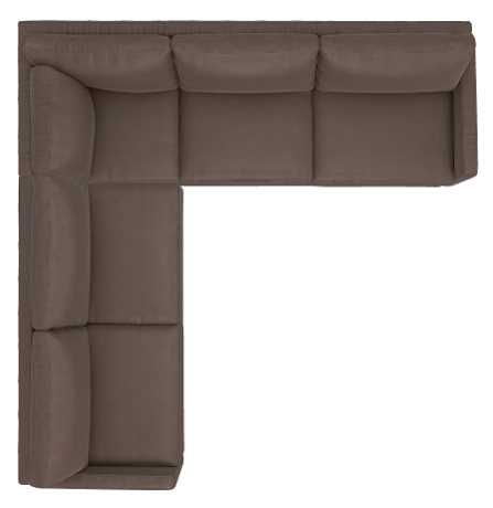 La-Z-Boy® Wilmette 2-Piece Cognac Leather Sectional-3