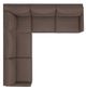 La-Z-Boy® Wilmette 2-Piece Cognac Leather Sectional-3