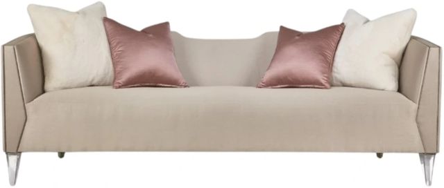 Michael Amini® Linea Metallic/Silver Mist Sofa-2