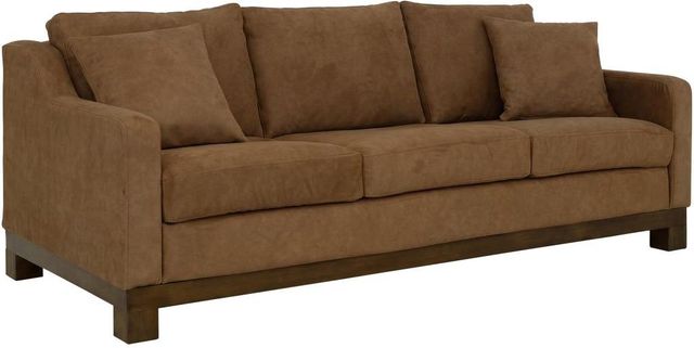 International Furniture Direct Zaphiro Brown Sofa-0