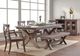 Urban Collections by Yutzy Woodworking Cross Trestle Driftwood/Wormy Maple 48”x78" Dining Table-1