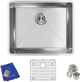 Elkay Crosstown® Polished Satin 23" x 19" Single Bowl Undermount Sink Kit-2