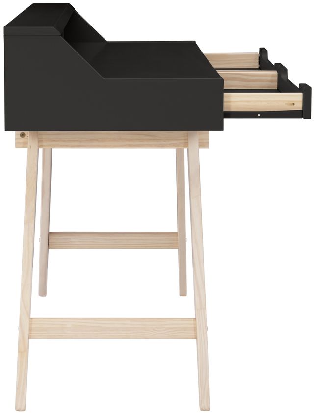 Linon Shivley Black/Natural Office Desk-2