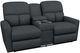 La-Z-Boy® Hawthorn Navy Manual Reclining Loveseat with Console-0