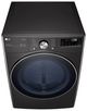 LG 7.4 Cu. Ft. Black Steel Smart Wi-Fi Enabled Front Load Electric Dryer with TurboSteam™ and Built-In Intelligence-3