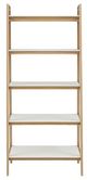 Ollix by Madison Park Parker Off-White and Natural Shelf or Bookshelf-0
