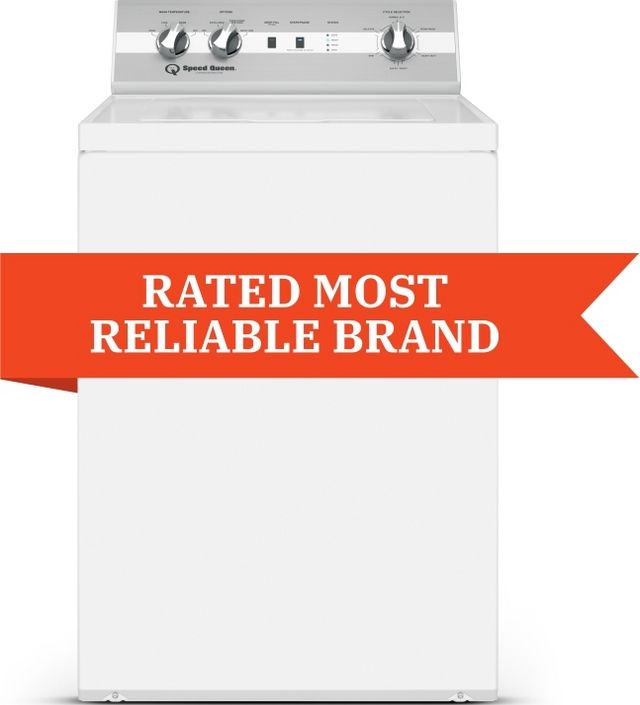Speed Queen® TC5 3.2 Cu. Ft. White Top Load Washer-1
