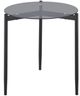 Coaster® Rosalie Smoked Glass Top End Table with Sandy Black Base-1