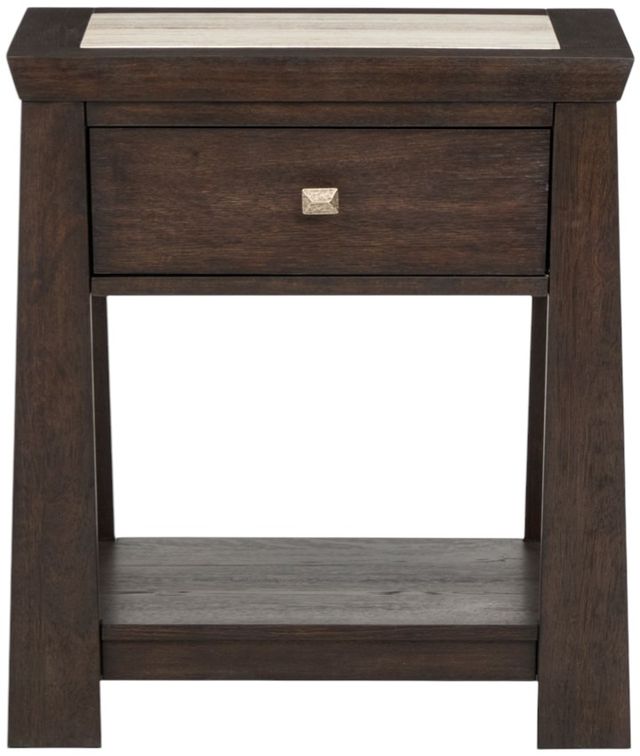 Magnussen Home® Tauren Coffee Bean Brown Open Nightstand-3