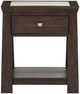 Magnussen Home® Tauren Coffee Bean Brown Open Nightstand-3