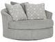 Signature Design by Ashley® Casselbury Cement Oversized Swivel Accent Chair-0