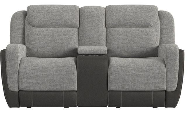 Elements International Hornet Rancho Gray Manual Reclining Loveseat-2