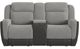 Elements International Hornet Rancho Gray Manual Reclining Loveseat-2