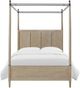 Bernards Citrus Heights Brown King Canopy Bed-1