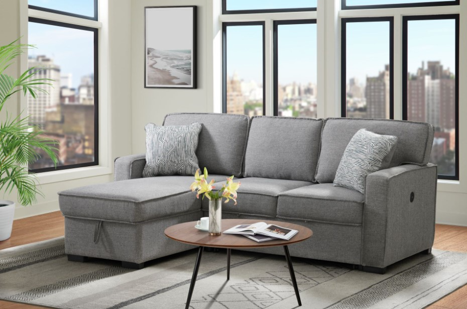 Elements International Caracas Sectional Sleeper Chofa - Thumbnail 5