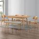 Winners Only® Uptown Natural Oak Barrel Back Dining Side Chair-2