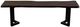 Porter International Designs Manzanita Midnight Dining Bench-1