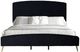 New Classic® Home Furnishings Kailani Black Upholstered California King Panel Bed-2
