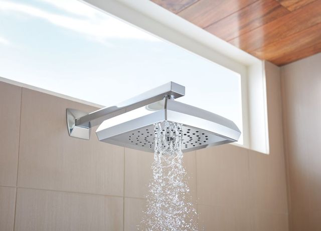 Brizo Vettis® Polished Chrome H2Okinetic® Square Multi-Function Shower Head-2