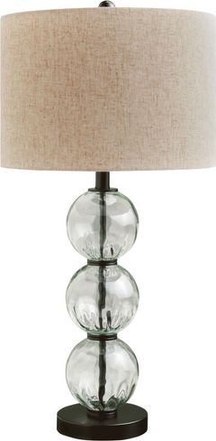 Signature Design by Ashley® Airbal Black/Clear Table Lamp