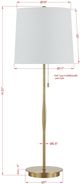 Forty West Greenlee Gold Buffet Lamp-1