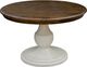Cottage Creek Furniture Brockton Brown Dining Table with White Base-0