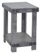 aspenhome® Industrial Smokey Grey Chairside Table-0