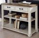 Null Furniture 5519 Rustic White/Toasted Almond Media Console-0