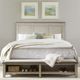 Liberty Furniture Ivy Hollow Dusty Taupe/Weathered Linen California King Storage Panel Bed-1