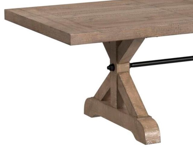 Elements International Yellowstone Brown Dining Table-1