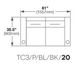Salamander Designs® TC3 AV Basics Black Power Reclining Theater Seating-2