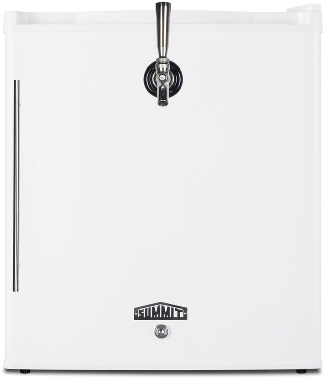 Summit® 17" 1.7 Cu. Ft. White Tabletop Coffee Kegerator-0