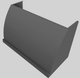Vent-A-Hood® 48" Gunsmoke Wall Mounted Range Hood-5
