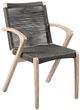 Armen Living Oasis and Brielle Outdoor 5 Piece Light Eucalyptus Dining Set-4