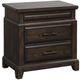 Bernards Bellamy Lane Coffee 2-Drawer Nightstand-0
