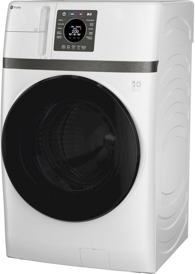GE Profile™ 4.6 Cu. Ft. White Washer Dryer Combo-3