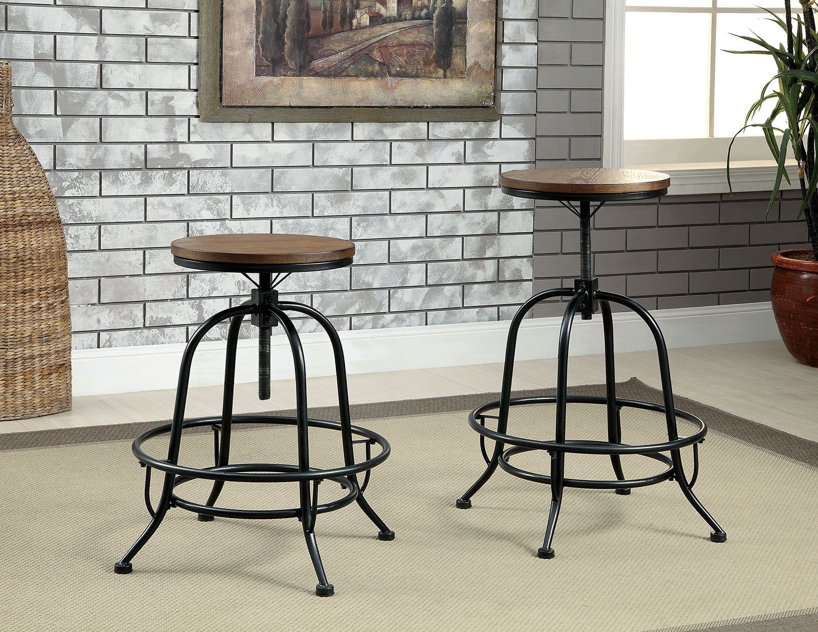 Furniture of America Silvia I Counter Height Chair