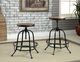 Furniture of America® Silvia 2-Piece Black/Medium Oak Counter Chair Set-1
