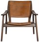 Dovetail Furniture Dania Antique Light Brown/Medium Brown Occasional Chair-1