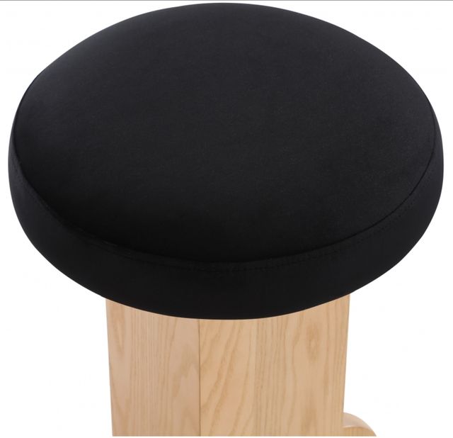 Meridian Furniture Wyatt Luxe Black Counter Stool-3
