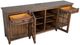 Magnussen Home® Bay Creek Toasted Nutmeg 80" Console-2