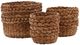 Dovetail Furniture Alyona 3-Piece Natural Basket Set-1