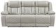 Homelegance® Huron Gray Double Power Reclining Sofa-2