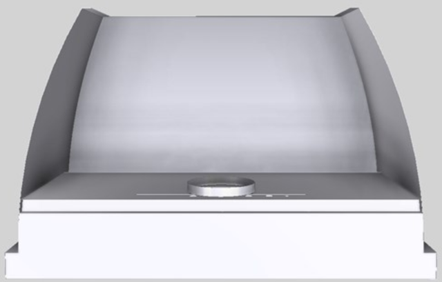 Vent-A-Hood® Designer Series 48" White Wall Mounted Range Hood-2
