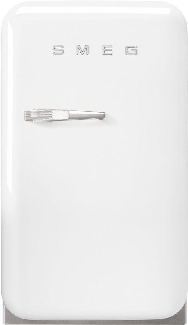 Smeg Retro Style 16" 1.3 Cu. Ft. White Compact Refrigerator